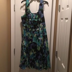 Dress barn black and floral dress